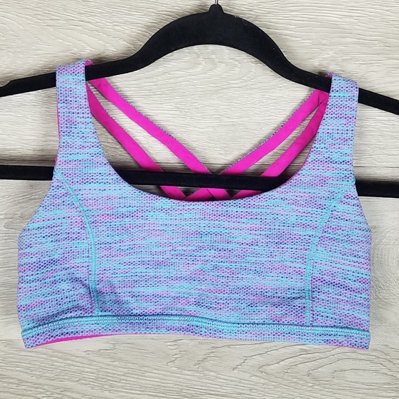 Ivivva Other - Ivivva Reversible Sports Bra Blue and Hot Pink 10